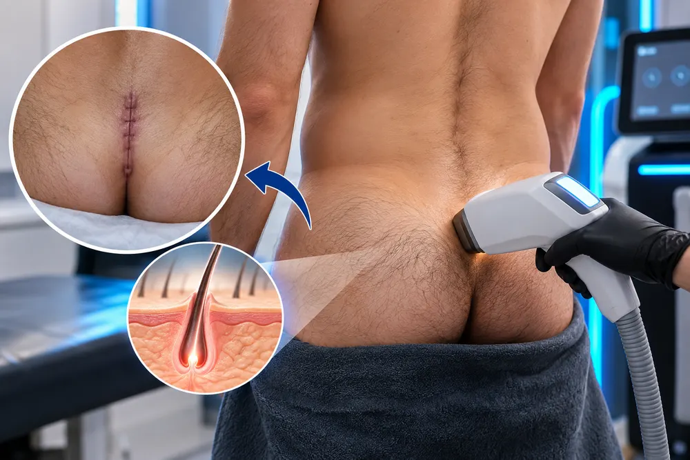 Kuyruk Sokumu Ameliyatı Oldunuz mu? Kıl Geri Gelmesin Diye Adana Erkek Lazer Epilasyon